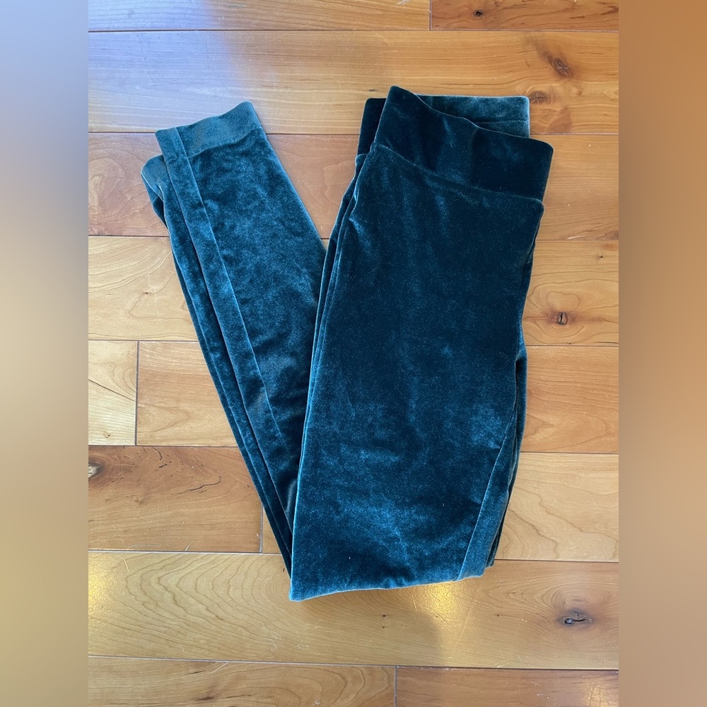 LOFT velvet leggings